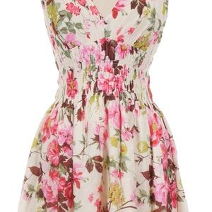 Abercrombie & Fitch Pink and Green Floral Dress NWT